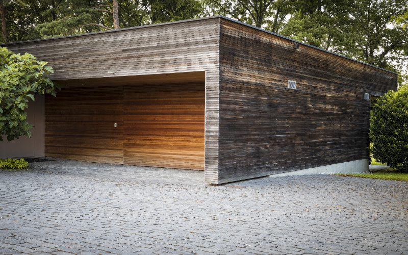 kostprijs houten garagepoort