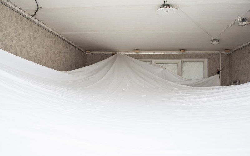 montage polyester spanplafond