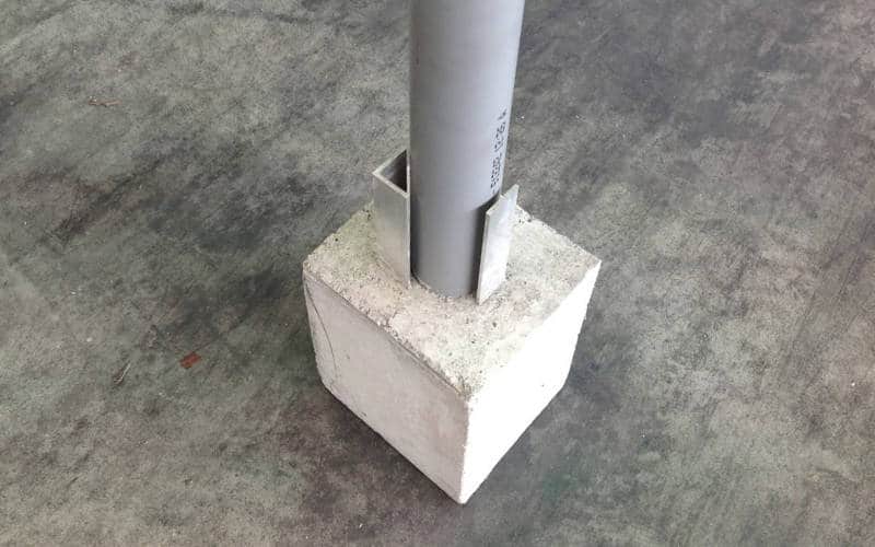 betonpoer fundering terrasoverkapping